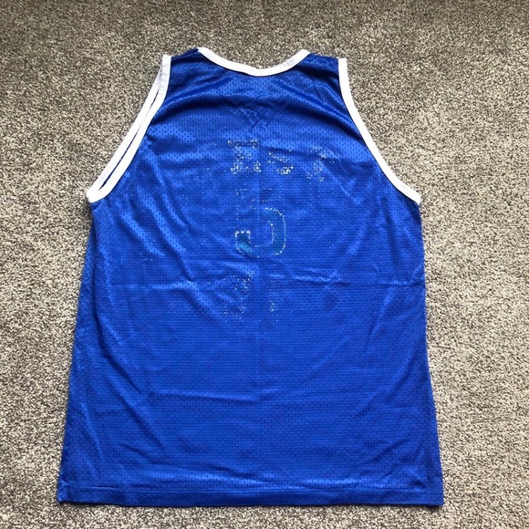 VINTAGE DOUG WEST #5 MINNESOTA TIMBERWOLVES NBA JERSEY - Picture 7 of 8